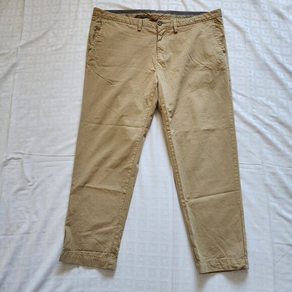 Tommy Bahama Pants Mens 42x29 Pima Cotton Modal Flat Front Khaki Straight Chino - Picture 1 of 5